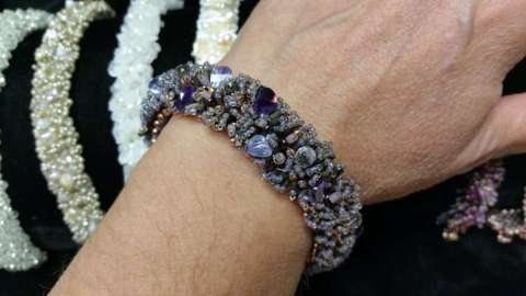 Purple bracelet