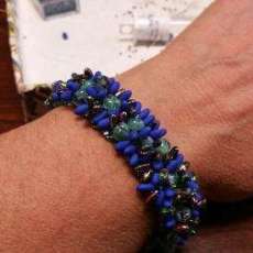 Blue bracelet