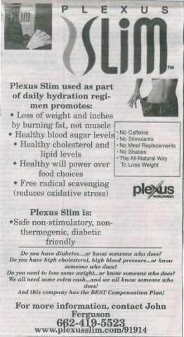 Newspaper Ad for Plexus