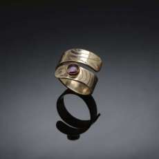 Silver & Iolite Ring