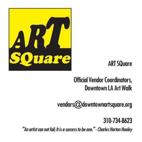 Downtown LA Artwalk Artists & Vendor Booths