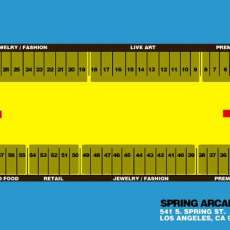 ART SQuare Lay Out Map Downtown LA Artwalk BOOK: 310.734.8623