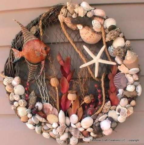 Nautical Wreath - Wall art