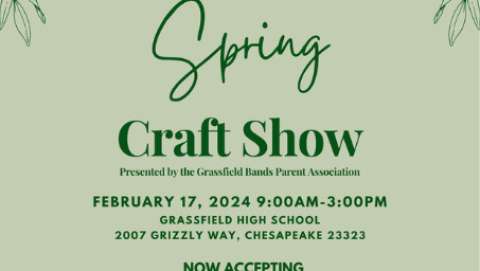 Grassfield Band Parents Spring Craft Show
