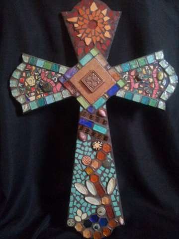 mosaic cross
