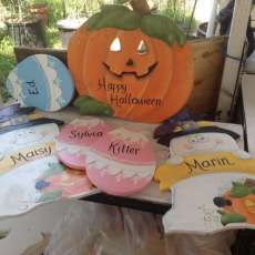 Halloween and Easter yard signs