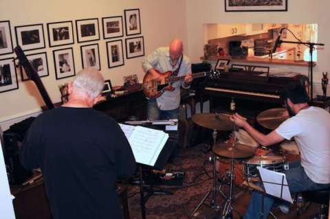 Rehearsal for new CD due in Spring 2012