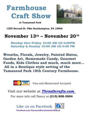 Farmhouse Craft Show Flyer