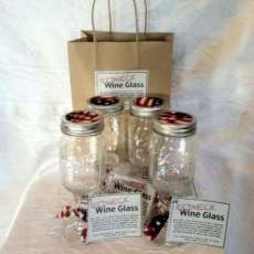 USA REDNECK WINE GLASSES