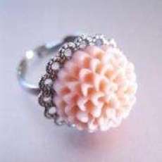 Pink Mum Adjustable Ring