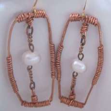 Hand Wrapped Big Ben Earrings