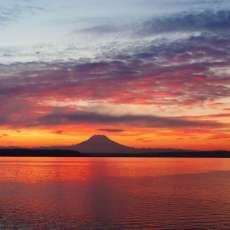 Mount Rainier Sunrise, Puget Harbor