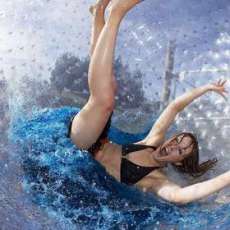 Aqua zorbing