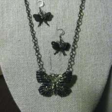 Butterfly Necklace Set