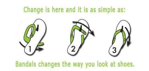 Change the look of you shoe (change band) as easy as 1, 2, 3
