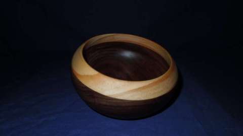 Walnut and Pine Bowl