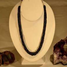 Multi Strand Necklace(brown,gold, purple and green color combination)