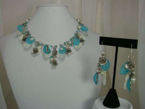 necklace and earring set