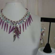 necklace and earring set