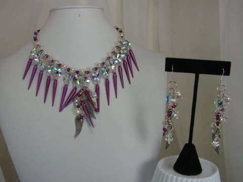 necklace and earring set