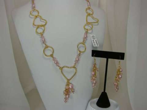 necklace and earring set