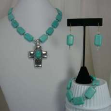 necklace, earrings, & bracelet