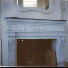 Handcarved Fireplace