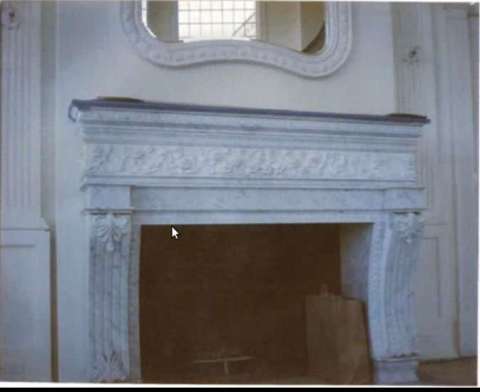 Handcarved Fireplace