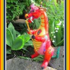 flute playing dragon