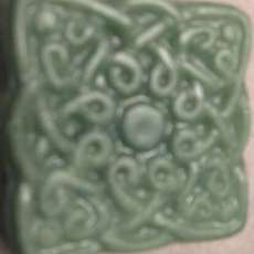 Celtic Knot in Coconut and Kiwi Aloe Vera soap
