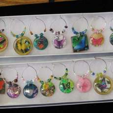 Butterfly Wine Charms