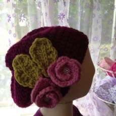 Crocheted Childs Hat