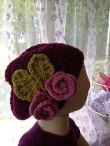 Crocheted Childs Hat