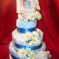 Little Lamb 3-Tier Diaper Cake