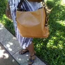 Caramel Leather Handbag