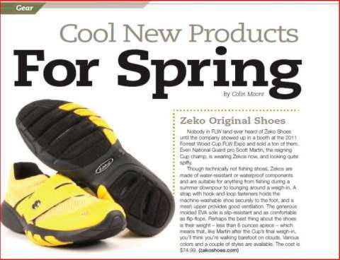Zeko Shoes in FLW Outdoor Magazine
