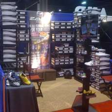 The Zeko booth at the Atlanta Boat Show