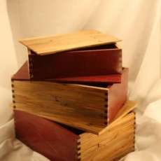 Ambrosia Maple & Purpleheart Keepsake Boxes