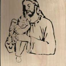 Jesus with Baby Angel