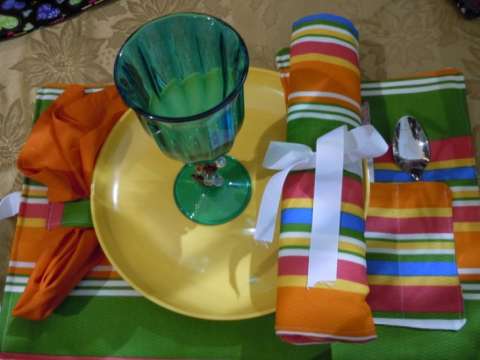 Purdy Creations - Portable Place Setting - Great for Picnics & Tailgating!