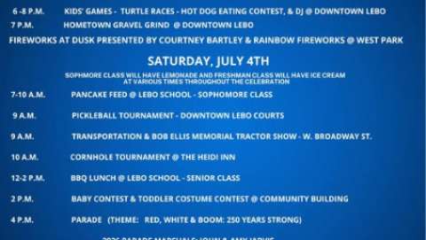 Lebo Stars and Stripes Celebration