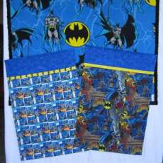 Batman blanket and pillowcases