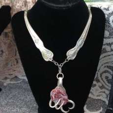 Twisted Fork With Stone