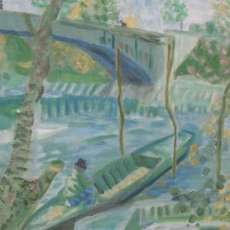 Van Gogh Fisherman in His Boat