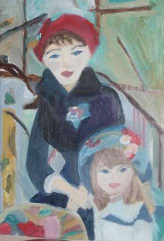 Renoir Sisters on Terrace