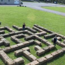 Hay Bale Maze