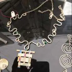 Woven Metals Necklace