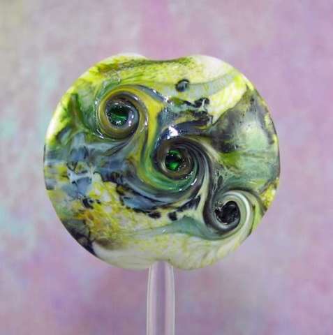 Large Lentil Focal Bead