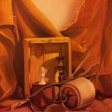 Original oil painting still life
