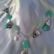 ocean blue necklace